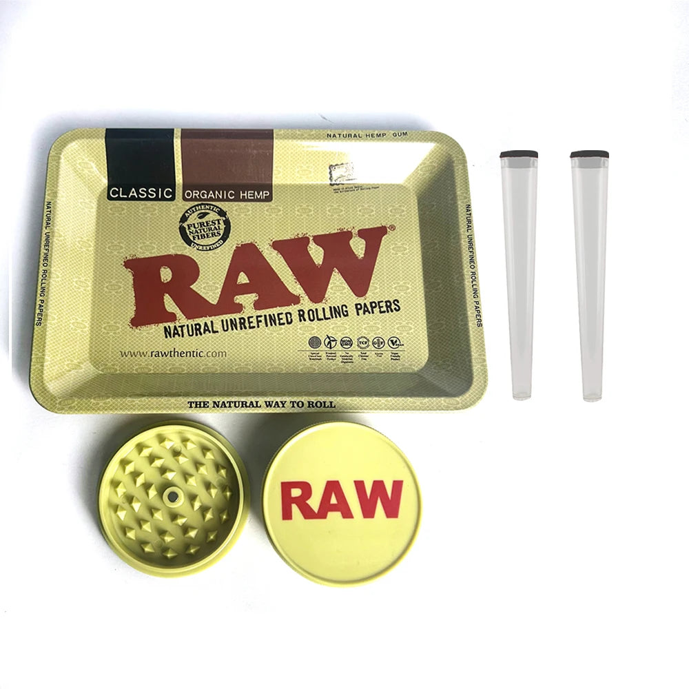 RAW-Style Metal Rolling Tray Set