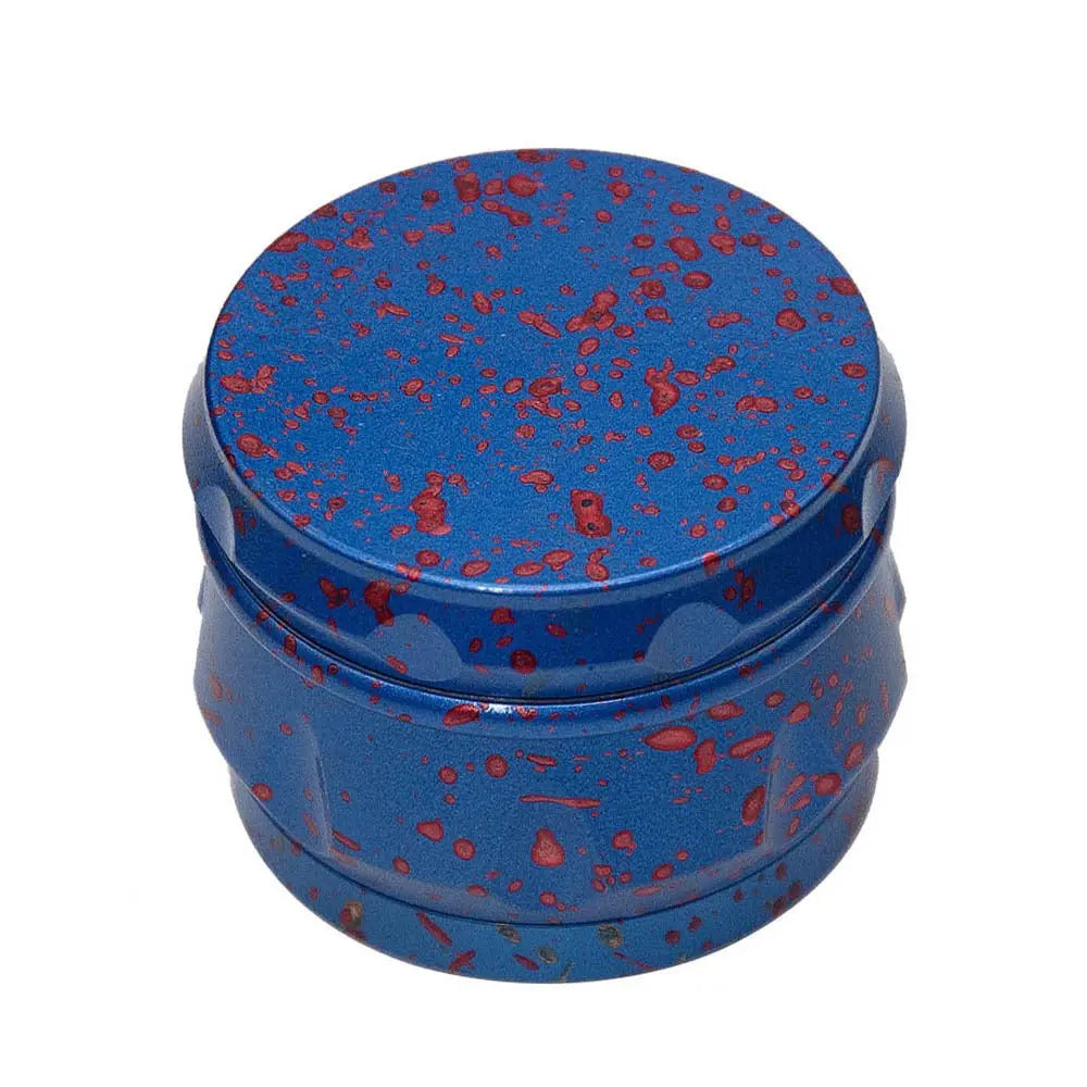 4pc Splash Pattern Drum Metal Herb Grinder
