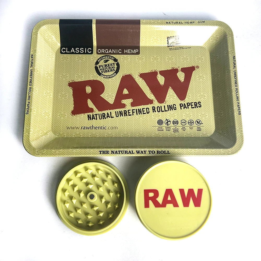 RAW-Style Metal Rolling Tray Set