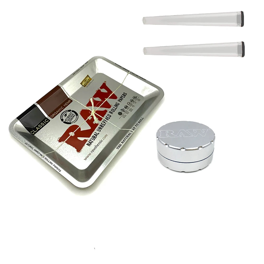 RAW-Style Metal Rolling Tray Set