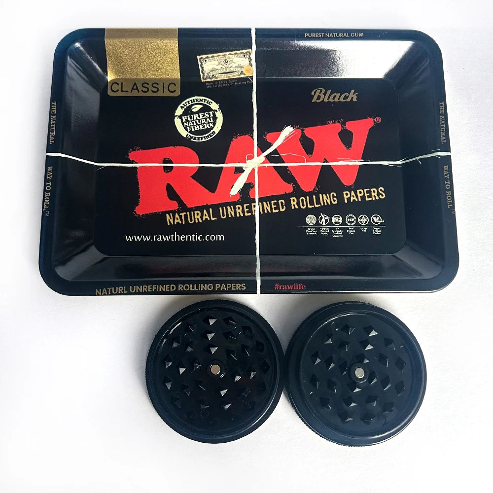 RAW-Style Metal Rolling Tray Set
